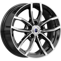 K&K Фрост 6.5x15 5*110 ET35 DIA65.1 Алмаз черный Литой