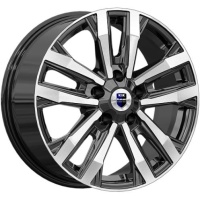 K&K Мичиган 8x18 5*130 ET53 DIA71.6 Алмаз черный Литой