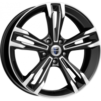 K&K Каррера 7x18 5*115 ET44 DIA70.1 Алмаз черный Литой