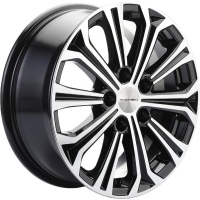 Фото колесного диска Khomen KHW 1610 6.5x16 5*115 ET41 DIA70.1 Black-FP Литой