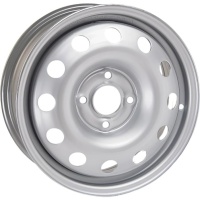 Trebl 7255 P 6x15 4*108 ET47 DIA63.3 Silver Штампованный