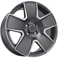 Фото колесного диска Kipardo KF61 7.5x17 4*100 ET40 DIA73.1 Gunmetal Machine Face Литой