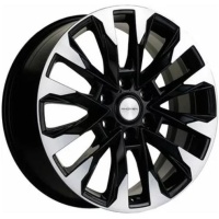 Khomen KHW 2010 8x20 6*139.7 ET30 DIA106.1 Black-FP Литой