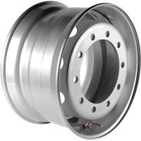 Фото колесного диска Asterro 1736 5.25x17.5 5*208 ET105 DIA150 Silver Штампованный