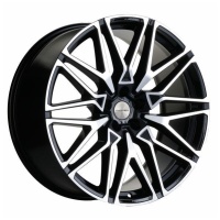 Khomen KHW 2103 10.5x21 5*112 ET43 DIA66.6 Black-FP Литой