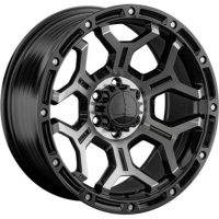 LS RC68 9x17 6*139.7 ET15 DIA106.1 BKF Литой