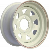 Фото колесного диска Off Road Wheels Toyota 8x16 5*150 ET-13 DIA113.1 White Штампованный