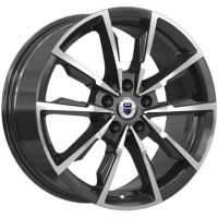 K&K Меренге 7.5x17 5*120 ET40 DIA72.6 Алмаз черный Литой