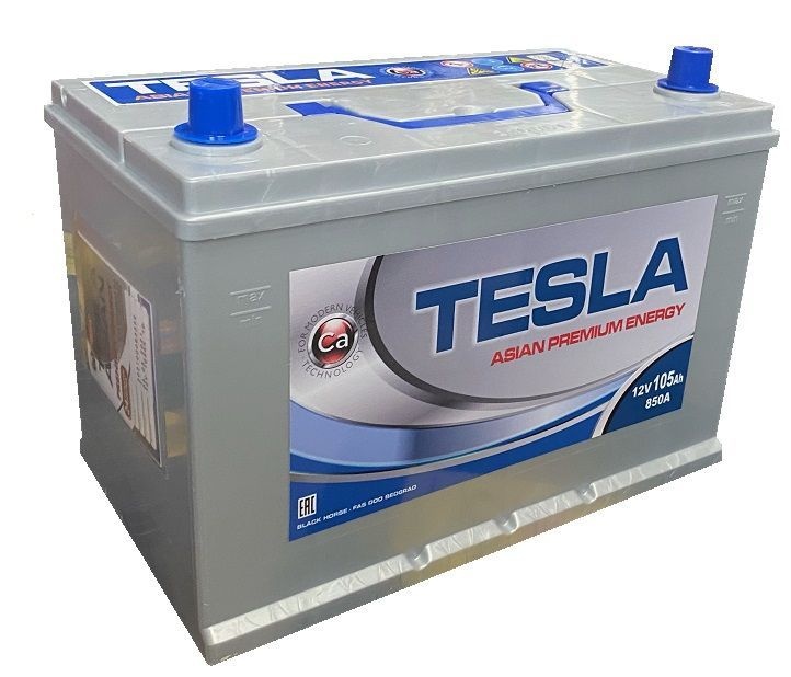 Фото аккумулятора АКБ TESLA PREMIUM Asia 6СТ-100  D31 пп
