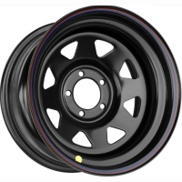 Off Road Wheels Isuzu/Toyota/Nissan 7x16 6*139.7 ET30 DIA110.1 Black Штампованный