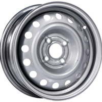 Trebl 7710T 6x15 5*105 ET39 DIA56.6 Silver Штампованный
