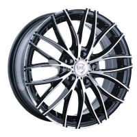 NZ F-28 6.5x16 5*112 ET33 DIA57.1 BKF Литой