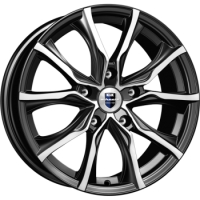 K&K Твист 7.5x17 5*120 ET45 DIA64.1 Алмаз черный Литой