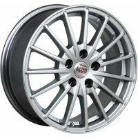 Alcasta M60 7x17 5*110 ET42 DIA63.3 Silver Литой