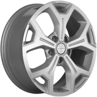 Фото колесного диска Khomen KHW 1710 6.5x17 5*120 ET60 DIA65.1 F-Silver-FP Литой