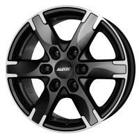 Alutec Titan 8x18 6*139.7 ET29 DIA106.1 Diamond Black Front Polished Литой