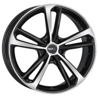 MAK Nurburg 8.5x19 5*112 ET42 DIA66.6 Black mirror Литой