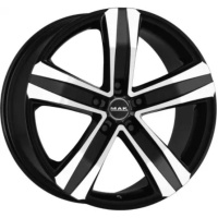 MAK Stone 5 3 6.5x15 5*160 ET52 DIA65.1 Black mirror Литой