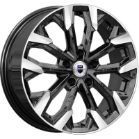 K&K Морейн 6.5x17 5*105 ET38 DIA56.6 Алмаз черный Литой