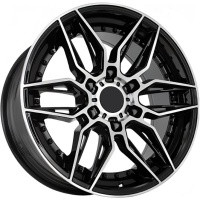 Фото колесного диска Kipardo KF66 8.5x18 6*139.7 ET30 DIA108.1 Black Machined Face Литой