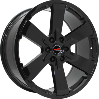 Replica Concept CL501 9x22 6*139.7 ET24 DIA78.1 Black Литой