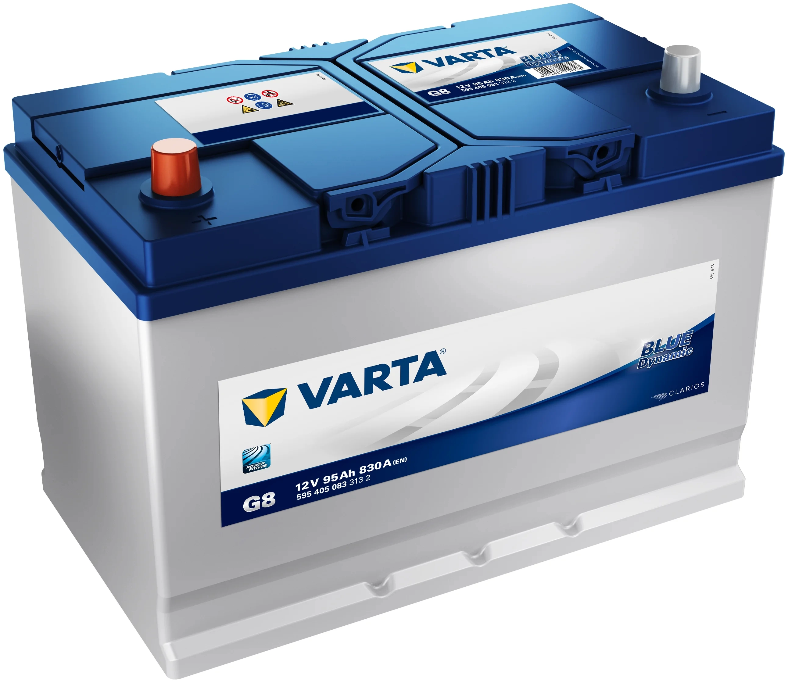 Фото аккумулятора АКБ VARTA Blue Dynamic Asia 6СТ-95 G8