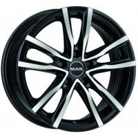MAK Milano 8x17 5*108 ET35 DIA72.3 Black mirror Литой