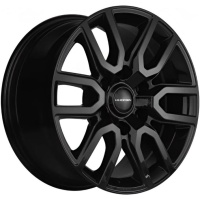 Khomen KHW 1723 8x17 6*139.7 ET36 DIA100.1 Black Литой