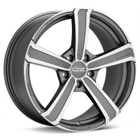 OZ Montecarlo HLT 8x19 5*108 ET45 DIA75.1 Matt Dark Graphite Diamond Cut Литой
