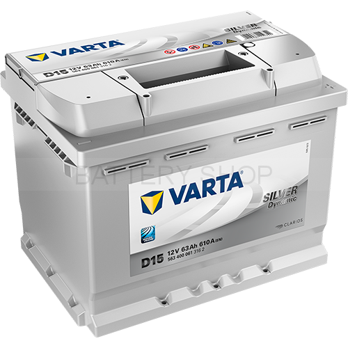Фото аккумулятора АКБ VARTA Silver Dynamic 6СТ-63 D15
