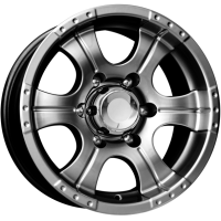 K&K Байконур 7x15 6*139.7 ET-5 DIA108.6 Дарк платинум Литой