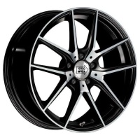 1000 Miglia MM041 7.5x17 5*112 ET45 DIA66.6 Black Polished Литой
