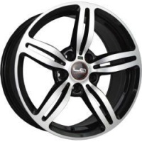 Replica LA B58 8.5x19 5*120 ET15 DIA74.1 BKF Литой