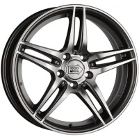 1000 Miglia MM037 7.5x17 5*112 ET47 DIA66.6 Anthracite Polished Литой