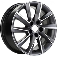 Khomen KHW 1604 6x16 5*100 ET38 DIA57.1 Gray-FP Литой