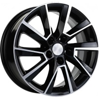 Khomen KHW 1604 6x16 5*105 ET39 DIA56.6 Black-FP Литой