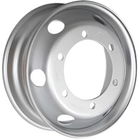 Asterro 1796A 6x17.5 6*222.25 ET116 DIA161 Silver Штампованный