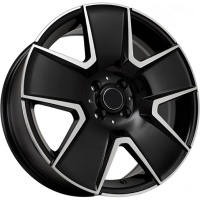Фото колесного диска Kipardo KF61 7.5x17 4*98 ET28 DIA58.6 Gloss Black Machined Face Литой