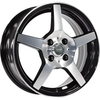 Фото колесного диска Megami AF-07 7.5x18 5*110 ET46 DIA63.3 BKF Литой