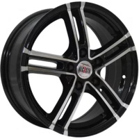 Фото колесного диска Alcasta M06 6x15 4*100 ET36 DIA60.1 BKF Литой