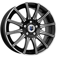 K&K Сиеста 7x16 4*108 ET27 DIA65.1 Алмаз черный Литой