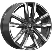 Скад КР014 8x20 5*112 ET39 DIA66.6 Diamond Black Gris Литой