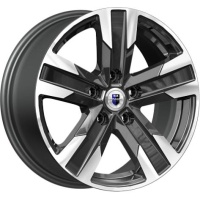 K&K Висмут 7x16 5*110 ET39 DIA65.1 Алмаз черный Литой