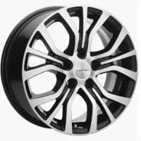 Фото колесного диска Khomen KHW 1608 6.5x16 5*120 ET38 DIA65.1 Black-FP Литой