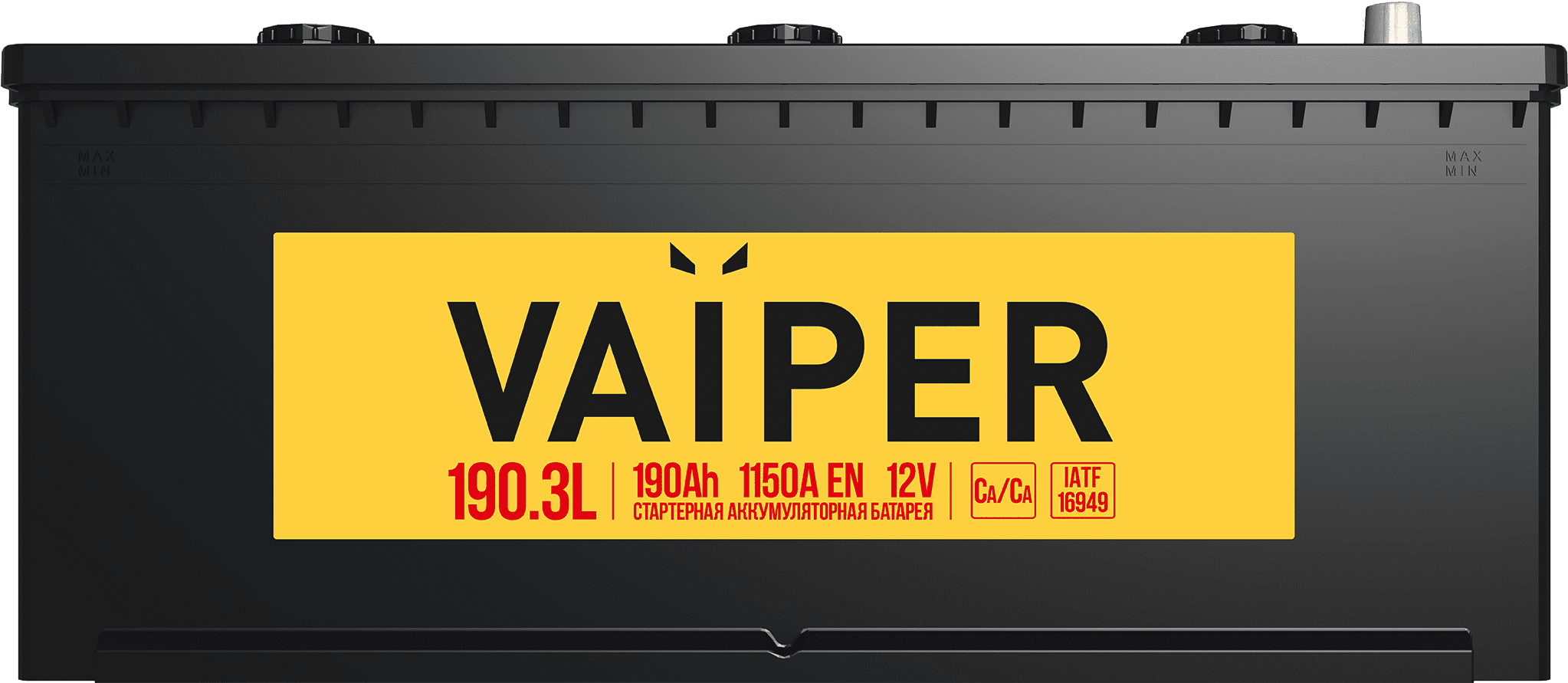 Фото аккумулятора АКБ VAIPER 6СТ-190.3 L