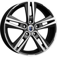 Фото колесного диска K&K Прайм 6.5x17 5*139.7 ET40 DIA98 Алмаз черный Литой