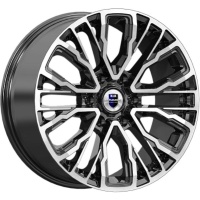 K&K Кортес 8.5x19 6*139.7 ET36 DIA100.1 Алмаз черный Литой