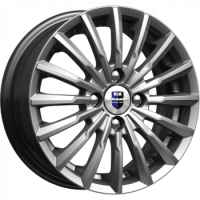 K&K Акцент 7x17 4*114.3 ET41 DIA67.1 Дарк платинум Литой