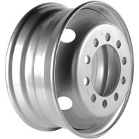 Фото колесного диска Asterro 22115A 11.75x22.5 10*335 ET0 DIA281 Silver Штампованный