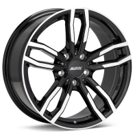 Фото колесного диска Alutec Drive 8x18 5*120 ET30 DIA72.6 Diamond Black Front Polished Литой